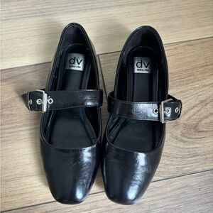 Dolce Vita Black Patent Mary Jane Shoes size 8